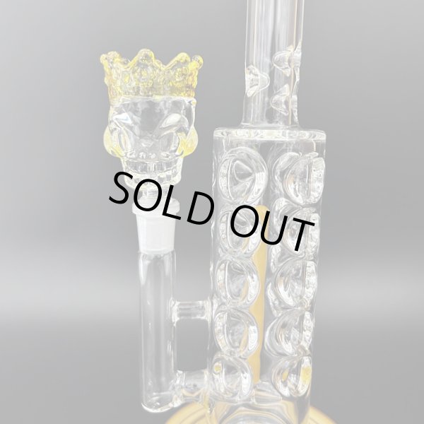 画像4: Slull with Crown Big Glass Bowl ガラスボング　水パイプ用　火皿 ／ 14mm オス型 (4)
