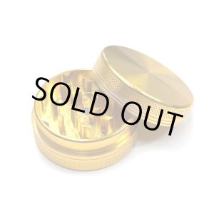 画像: Gold 2pc Solid Top Grinders グラインダー ／ クラッシャー