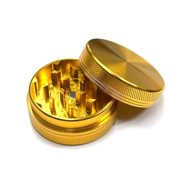 画像1: Gold 2pc Solid Top Grinders グラインダー ／ クラッシャー (1)