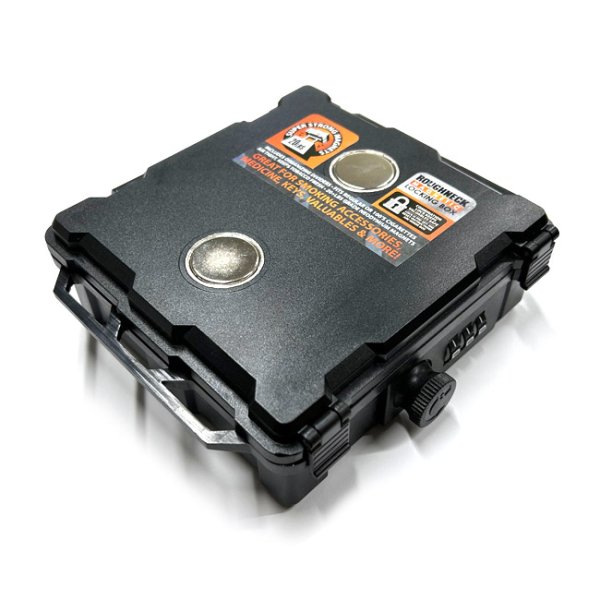画像1: Roughneck - Magnetic Locking Box 強力マグネット＆鍵付きハードケース (1)