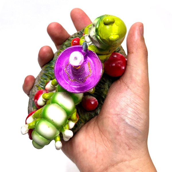 画像4: Puffing Caterpillar Upright Incense Burner お香立て (4)