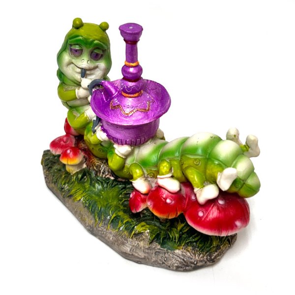 画像1: Puffing Caterpillar Upright Incense Burner お香立て (1)