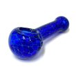 画像2: Cellular Blue Glass Spoon Pipe ガラスパイプ (2)