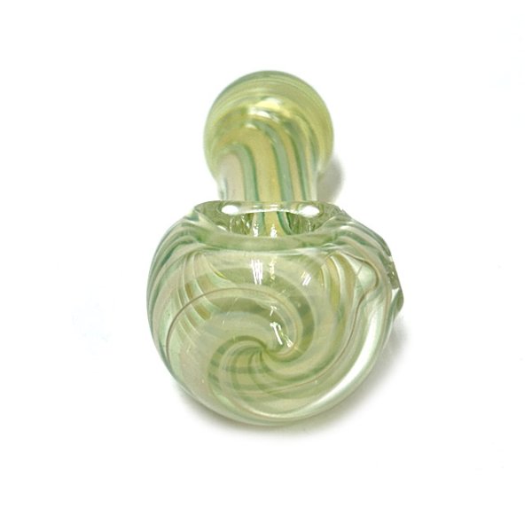 画像3: Ropes & Swirls Glass Spoon Pipe ガラスパイプ (3)