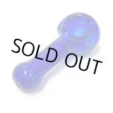 画像: Cellular Blue Glass Spoon Pipe ガラスパイプ