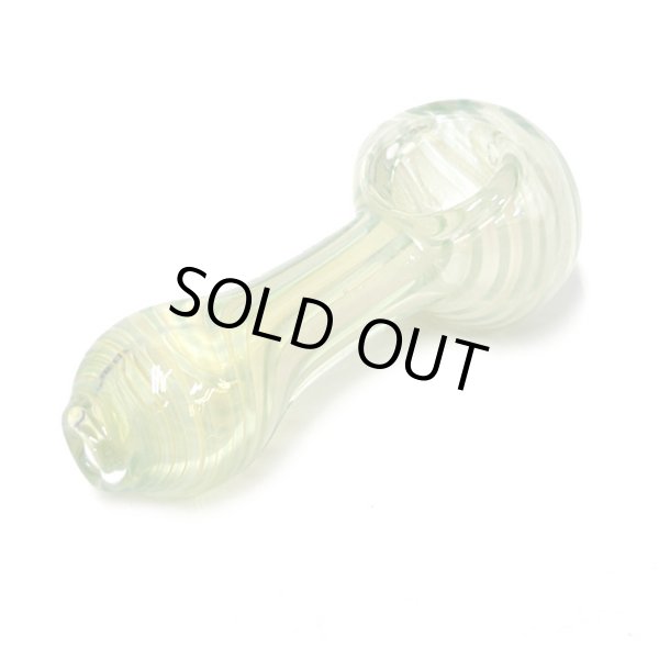 画像1: Ropes & Swirls Glass Spoon Pipe ガラスパイプ (1)