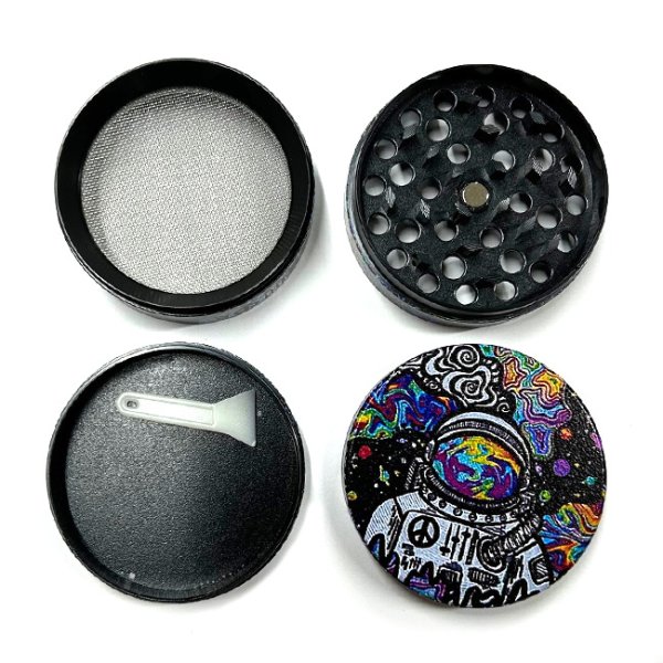 画像4: 4 Layer Grinder  グラインダー ／ クラッシャー （アストロノート）φ49mm (4)