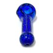 画像3: Cellular Blue Glass Spoon Pipe ガラスパイプ (3)