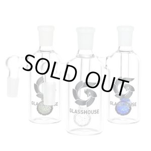 画像: GLASS HOUSE - Diffuser Ash Catcher ガラスボング用 拡張チャンバーパーツ 90°(14mm)