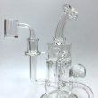 画像6: Pulsar - Debonaire Diamond Triple Perc Glass Recycler Dab Rig リサイクラー ダブリグ ボング 23.5cm (6)