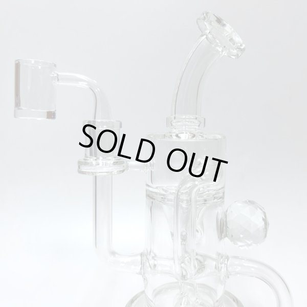 画像6: Pulsar - Debonaire Diamond Triple Perc Glass Recycler Dab Rig リサイクラー ダブリグ ボング 23.5cm (6)