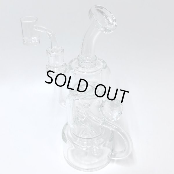 画像5: Pulsar - Debonaire Diamond Triple Perc Glass Recycler Dab Rig リサイクラー ダブリグ ボング 23.5cm (5)