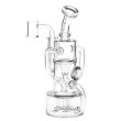 画像2: Pulsar - Debonaire Diamond Triple Perc Glass Recycler Dab Rig リサイクラー ダブリグ ボング 23.5cm (2)