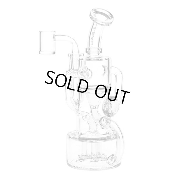画像2: Pulsar - Debonaire Diamond Triple Perc Glass Recycler Dab Rig リサイクラー ダブリグ ボング 23.5cm (2)
