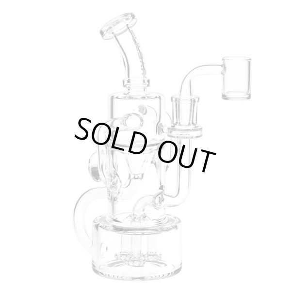 画像3: Pulsar - Debonaire Diamond Triple Perc Glass Recycler Dab Rig リサイクラー ダブリグ ボング 23.5cm (3)