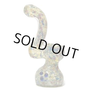 画像: Rainbow Speckled Glass Bubbler ガラスバブラー 