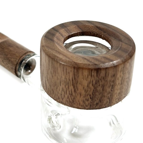 画像6: MJ Arsenal - Granby Hand Pipe ガラス& ウッド ハンドパイプ (6)