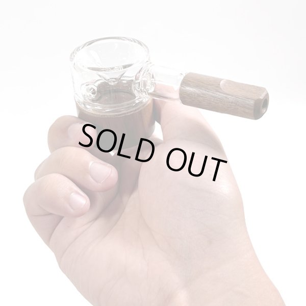 画像7: MJ Arsenal - Granby Hand Pipe ガラス& ウッド ハンドパイプ (7)