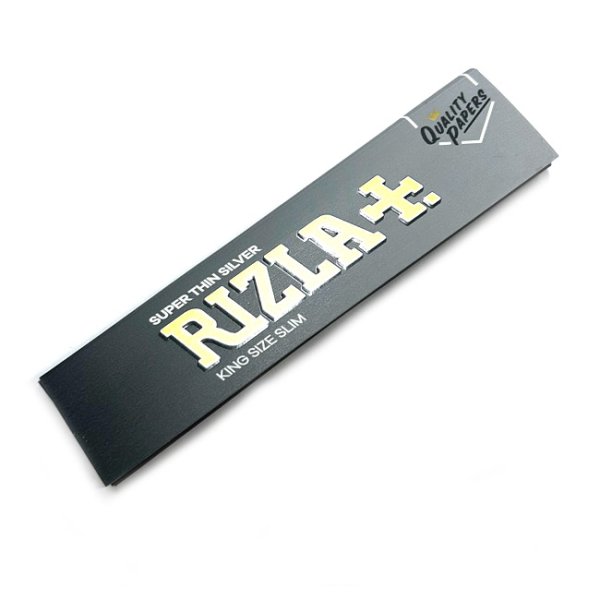 画像1: RIZLA - Super Thin Silver  キングサイズ スリム ペーパー 巻紙 108mm (1)