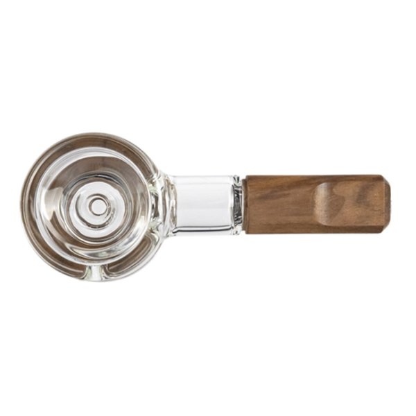 画像2: MJ Arsenal - Granby Hand Pipe ガラス& ウッド ハンドパイプ (2)