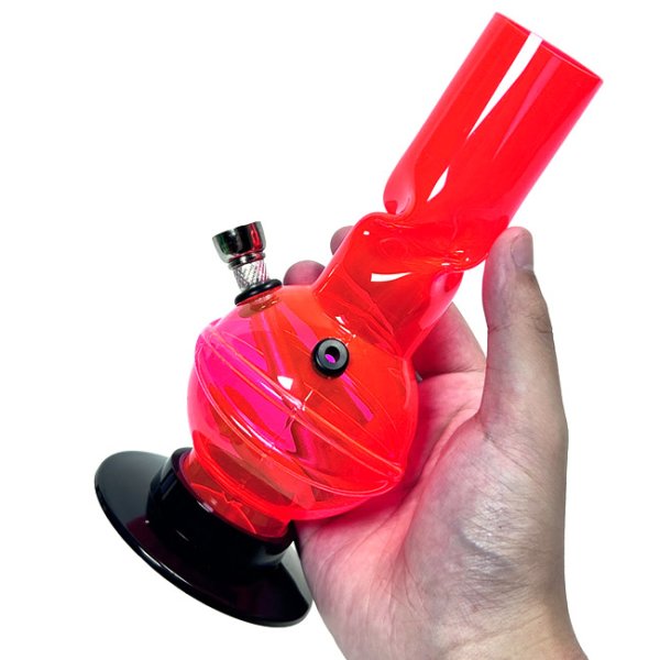 画像4: Simple Bubble Twist アクリル アイス ボング 20cm (4)