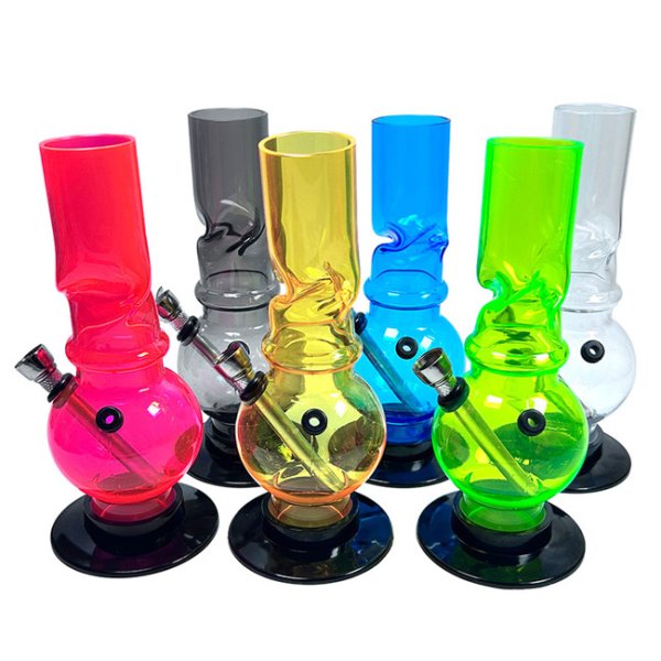 画像1: Simple Bubble Twist アクリル アイス ボング 20cm (1)