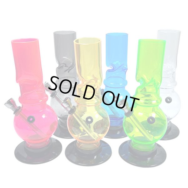 画像1: Simple Bubble Twist アクリル アイス ボング 20cm (1)