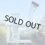 画像: Rectangle Thick Glass Water Pipe ミニ ガラスボング 