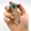 画像6: Color Changing Hand Glass Pipe ガラスパイプ (6)
