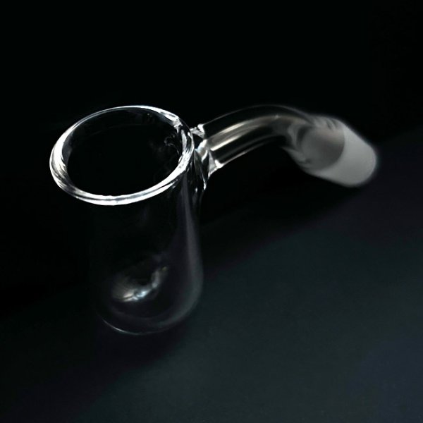 画像3: Deep Round Bottom Quartz Banger 45° ディープラウンドボトム クォーツ バンガー (WAX・ダブリグ用 火皿) (3)