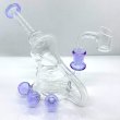 画像2: Purple Beaker Recycler Dab Rig リサイクラーダブリグ (2)