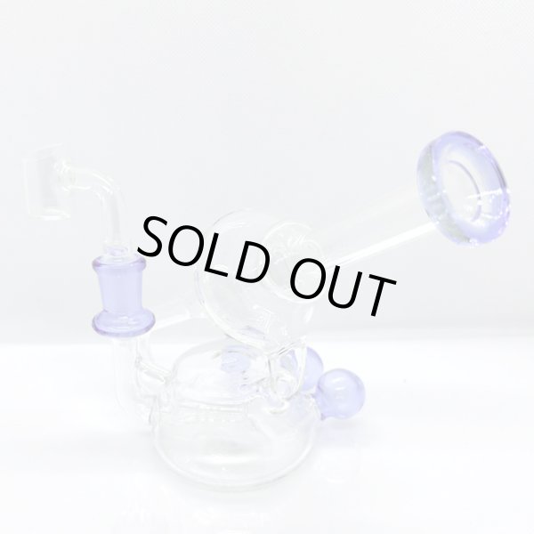 画像3: Purple Beaker Recycler Dab Rig リサイクラーダブリグ (3)