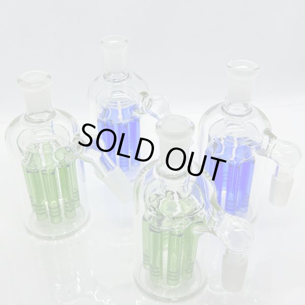 画像4: Pyrex Bubbler Ash Catcher ガラスボング用 拡張チャンバーパーツ （90°／45°）（14mm／18mm） (4)