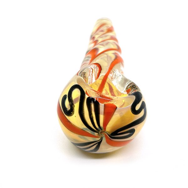 画像4: Color Changing Hand Glass Pipe ガラスパイプ (4)