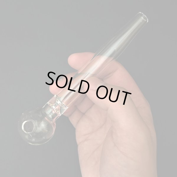 画像3: Thick Pyrex Glass クラックパイプ ガラパイ - 14cm (3)