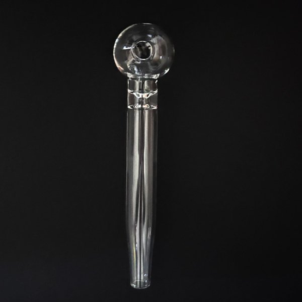 画像2: Thick Pyrex Glass クラックパイプ ガラパイ - 14cm (2)