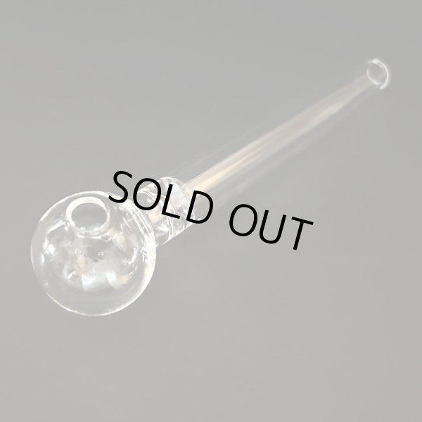 画像1: Thick Pyrex Glass クラックパイプ ガラパイ - 14cm (1)