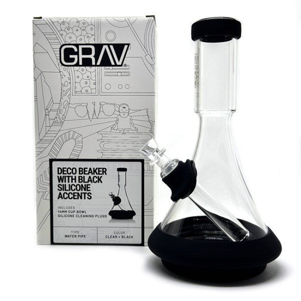 画像3: GRAV - Deco Beaker in Silicone グラブ ガラス ボング 23cm (3)