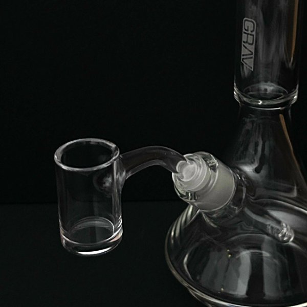 画像3: Flat Top Quartz Glass Bangar 45° ／10mm クォーツ バンガー （WAX・ダブリグ用 火皿） (3)