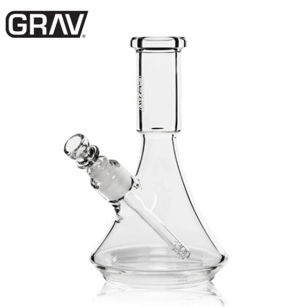 画像1: GRAV - Small Deco Beaker Bong グラブ ガラス ボング 17cm (1)