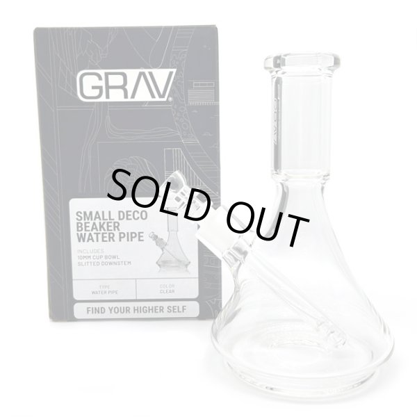 画像2: GRAV - Small Deco Beaker Bong グラブ ガラス ボング 17cm (2)