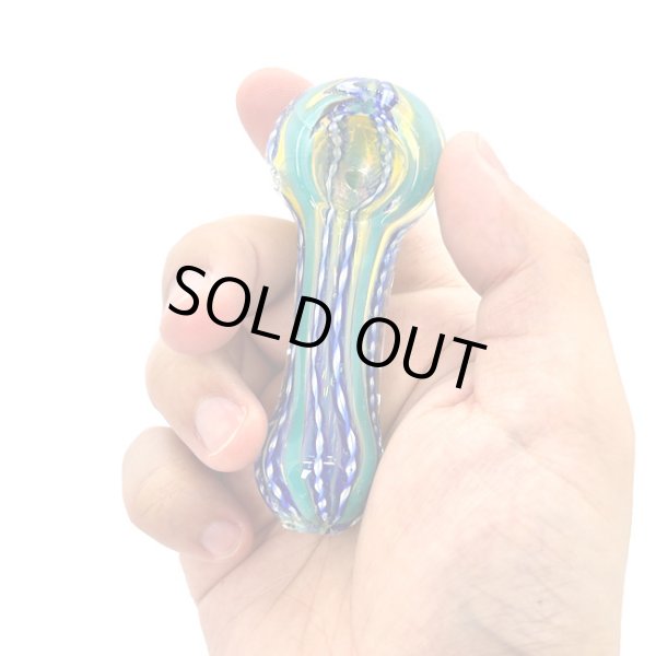 画像7: Color Changing Hand Glass Pipe ガラスパイプ (7)