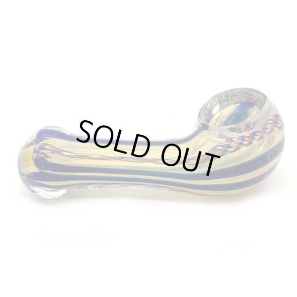 画像4: Color Changing Left Hand Glass Pipe ガラスパイプ (4)