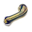 画像2: Color Changing Left Hand Glass Pipe ガラスパイプ (2)