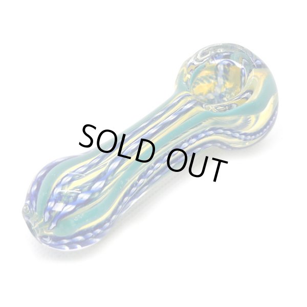 画像1: Color Changing Hand Glass Pipe ガラスパイプ (1)