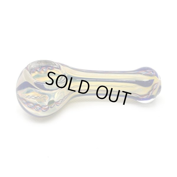 画像3: Color Changing Left Hand Glass Pipe ガラスパイプ (3)