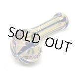 画像: Color Changing Left Hand Glass Pipe ガラスパイプ
