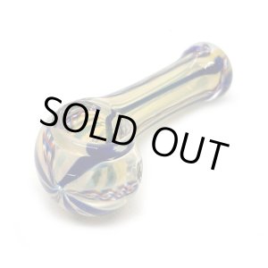 画像: Color Changing Left Hand Glass Pipe ガラスパイプ