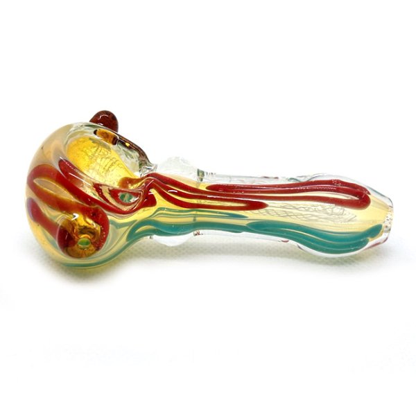 画像3: Color Changing Hand Glass Pipe ガラスパイプ (3)