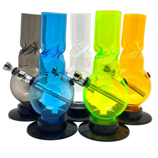 画像2: Donut Bubble Twist アクリル アイス ボング 19cm (2)